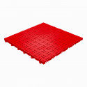 Garagevloer-kunststof-traanplaat-structuur-Kleur: rood