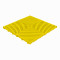 Garagevloer-kunststof-open ribben-structuur-vlak Kleur: geel