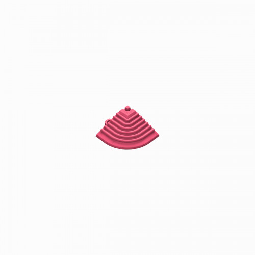 Afwerkrand-hoekstuk pink