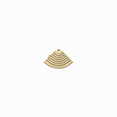 Afwerkrand-hoekstuk beige