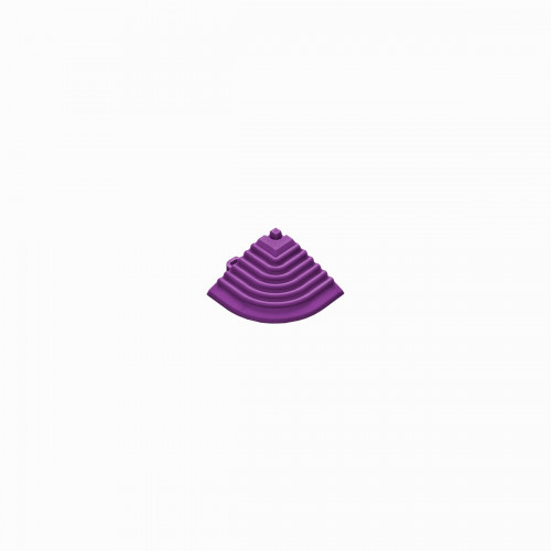Afwerkrand-hoekstuk violet